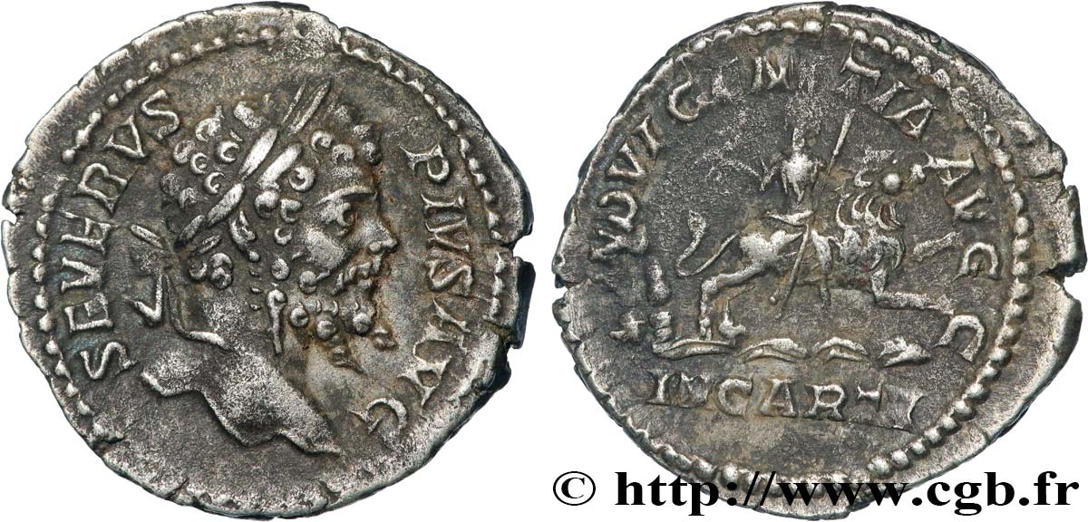 SEPTIME SÉVÈRE Denier TTB+/TTB