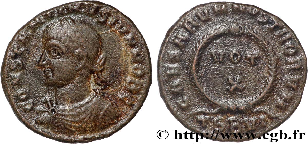 COSTANTINO II Centenionalis ou nummus BB/q.SPL