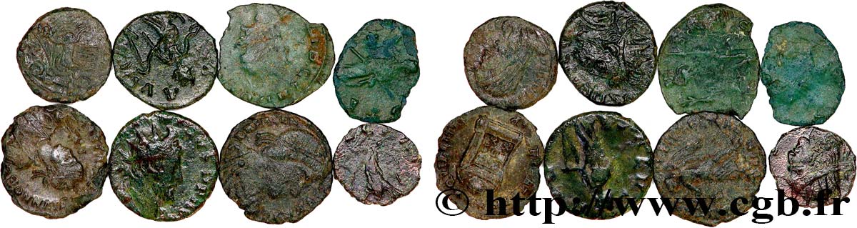 LOTS Lots de 8 monnaies lot