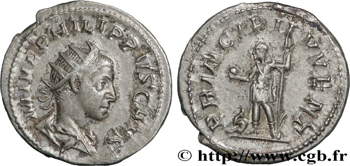 FILIPPO II FIGLIO Antoninien q.SPL