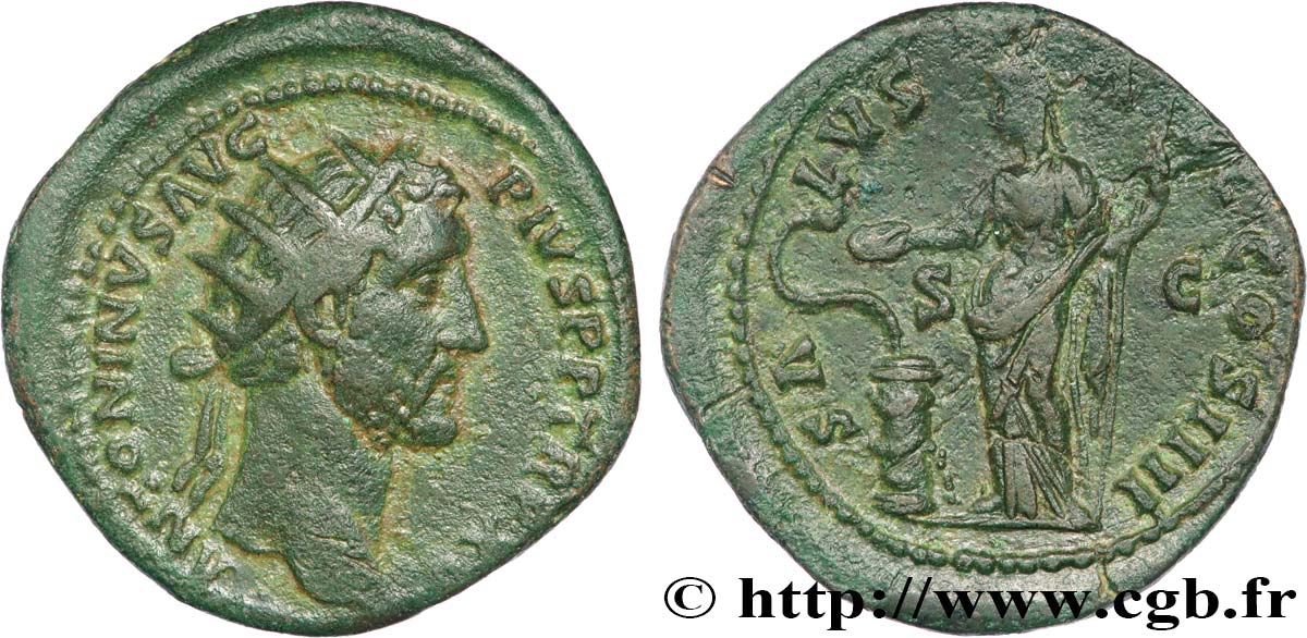 ANTONIN LE PIEUX Dupondius TTB