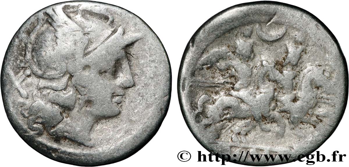ROMAN REPUBLIC - ANONYMOUS Denier VF