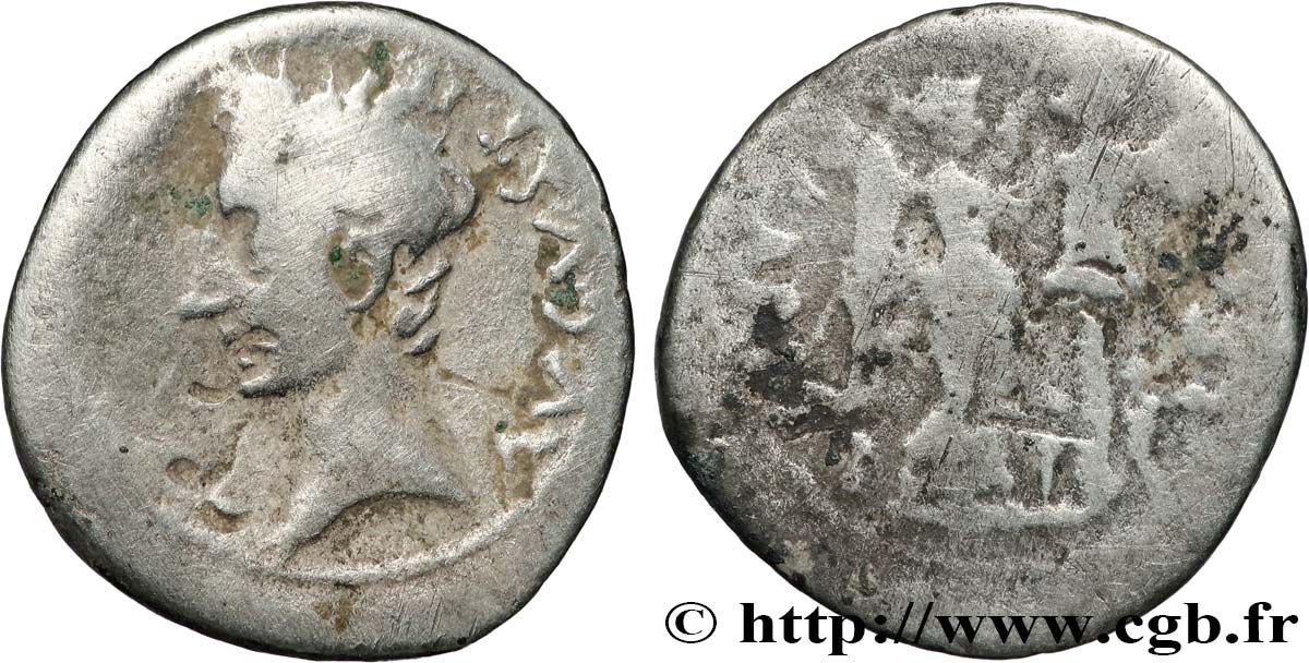 AUGUSTUS Quinaire VF/VF