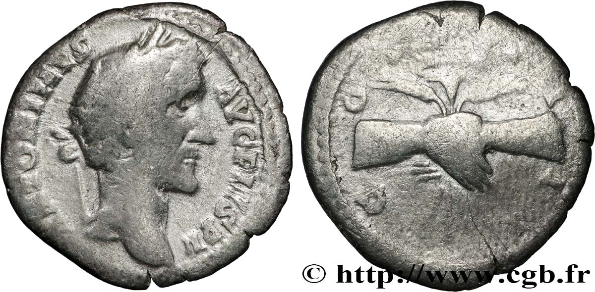 ANTONINUS PIUS Denier VF