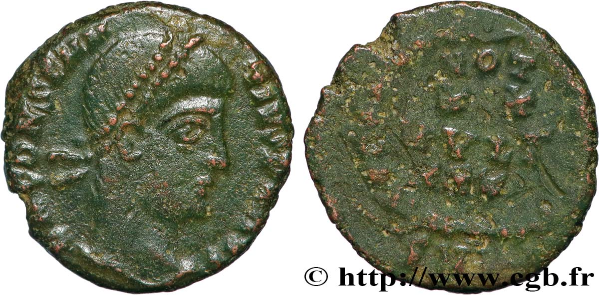 CONSTANCE II Centenionalis ou nummus TTB/TB+
