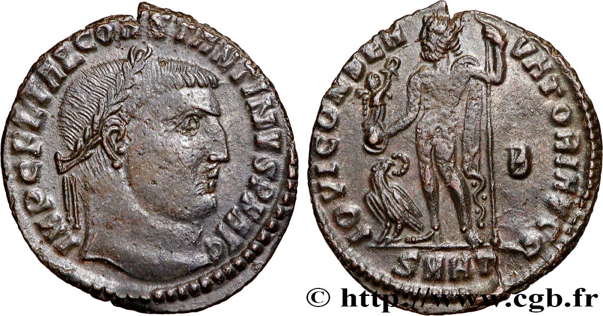 CONSTANTINO I EL MAGNO Follis ou nummus EBC