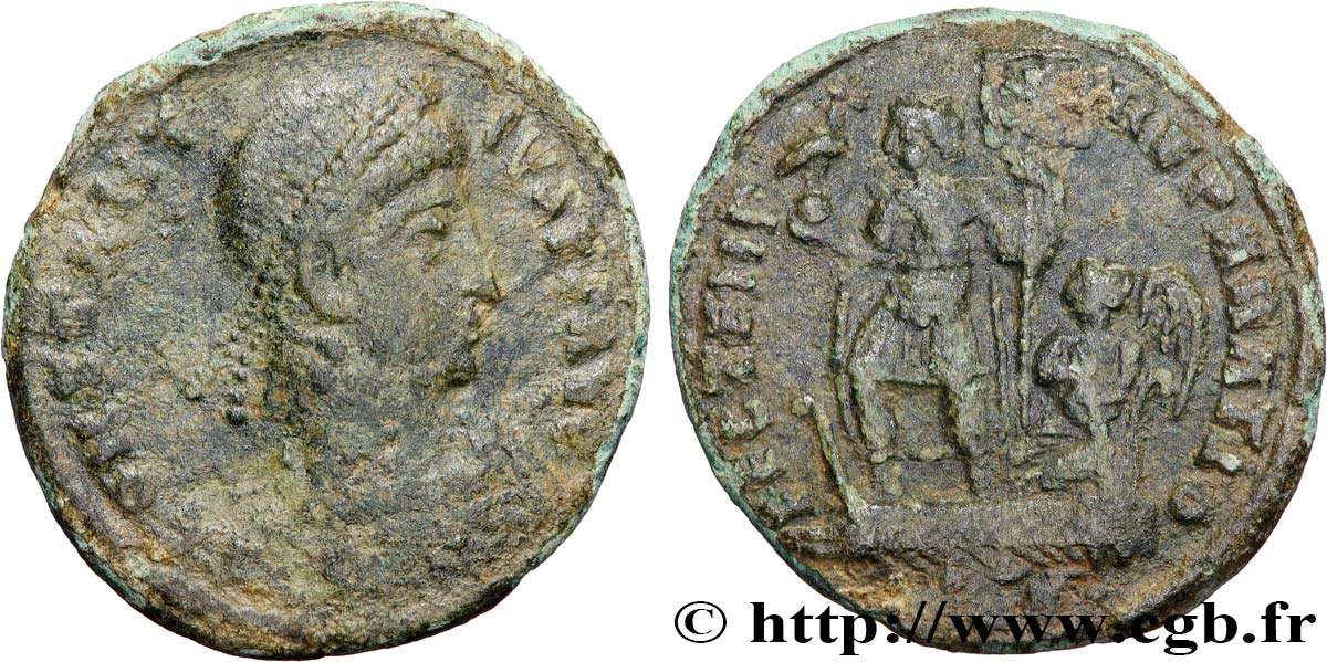 CONSTANCE II Maiorina, (PB, Æ 2) TB+