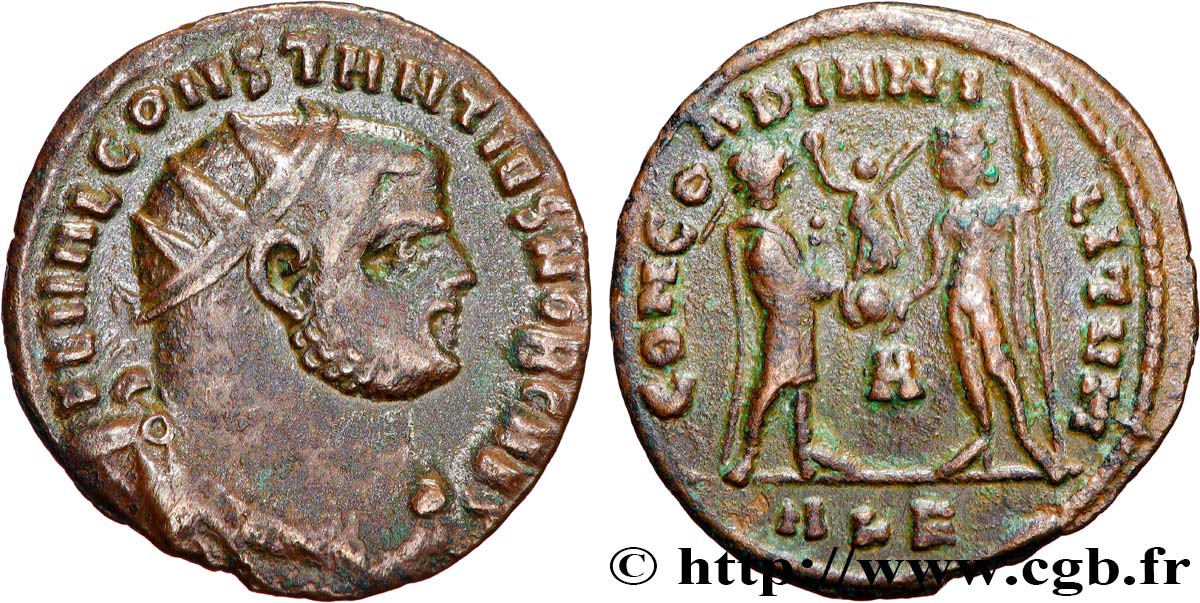 CONSTANCE Ier CHLORE Pseudo ou néo-aurelianus TTB