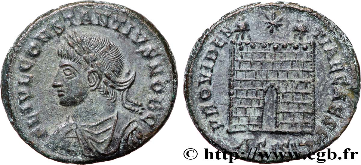 CONSTANCE II Centenionalis ou nummus TTB+/TTB