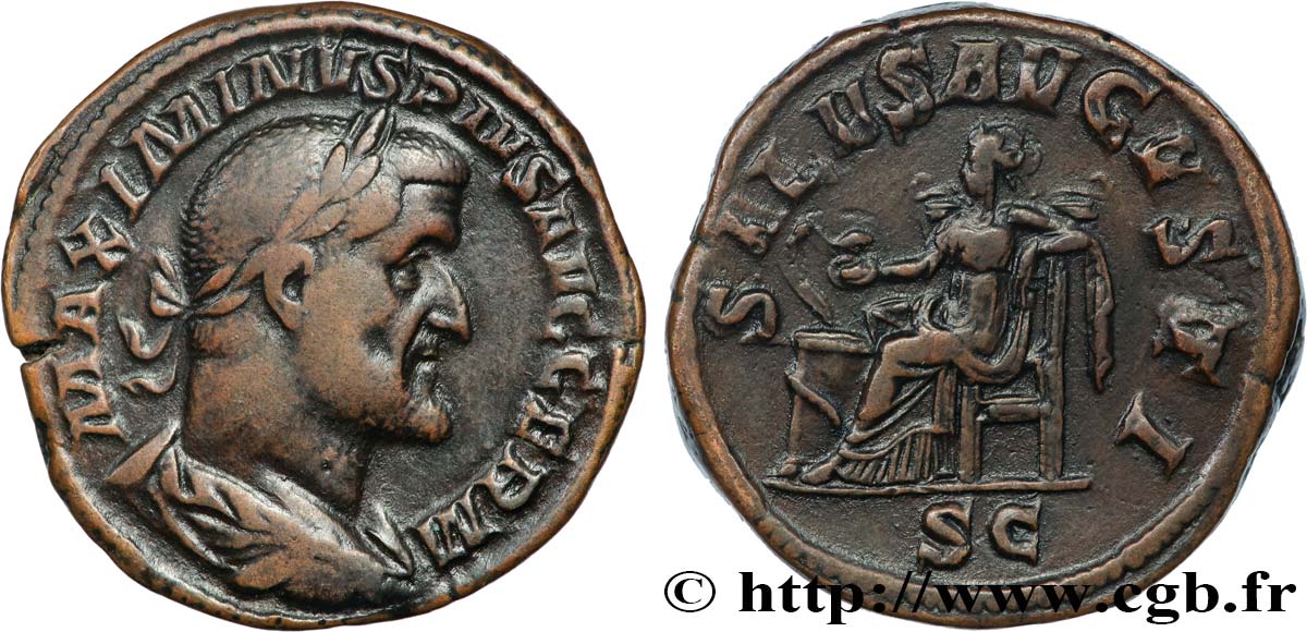 MAXIMIN Ier THRACE Sesterce TTB+
