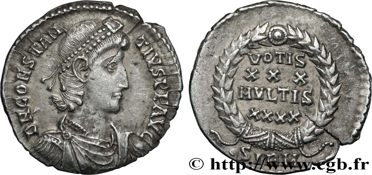 CONSTANCIO II Argenteus EBC