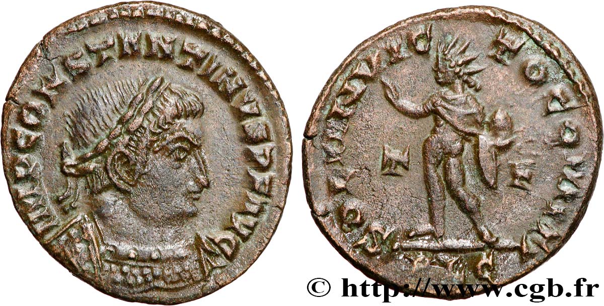 CONSTANTINO I EL MAGNO Follis ou nummus MBC+