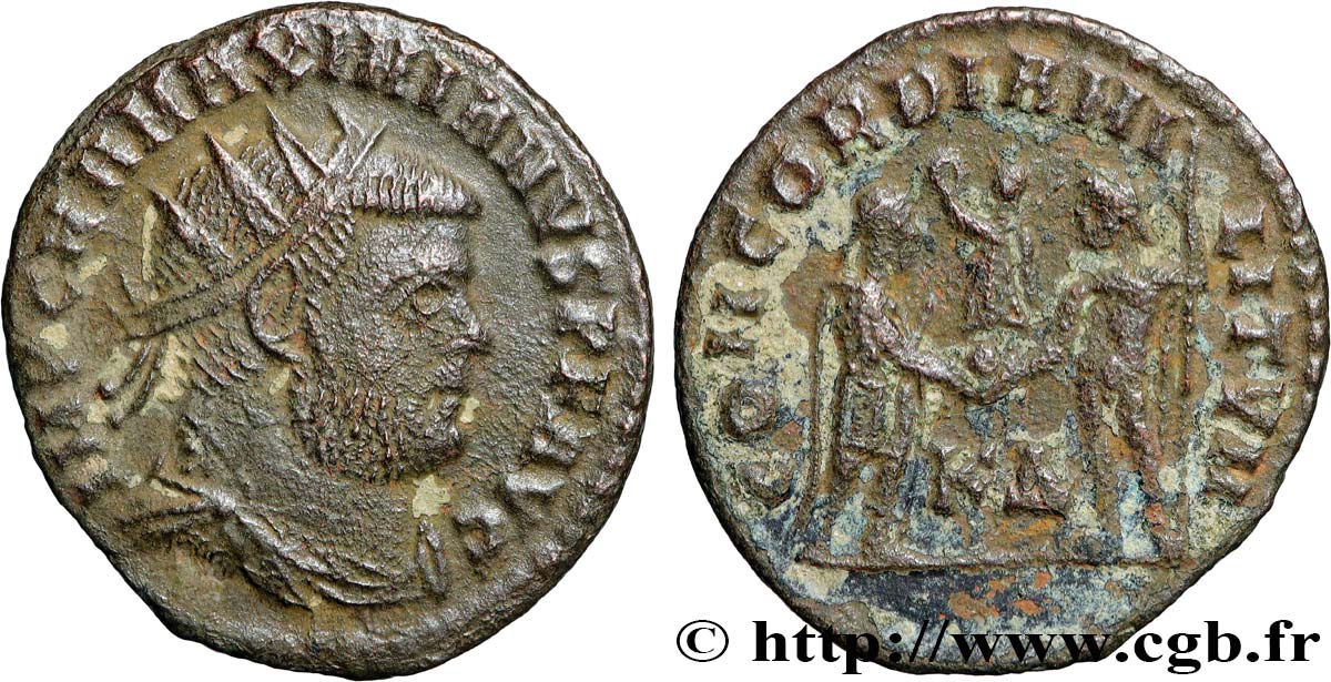 MAXIMIEN HERCULE Pseudo ou néo-aurelianus TTB+/TB+