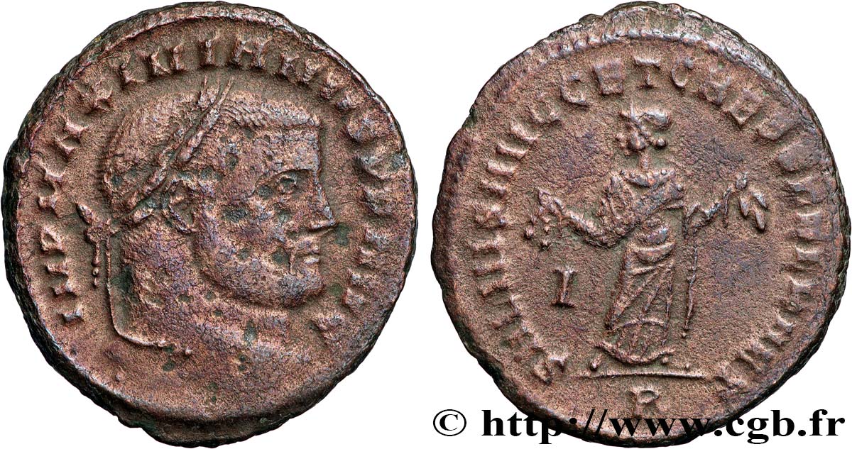 GALÈRE Follis ou nummus TTB