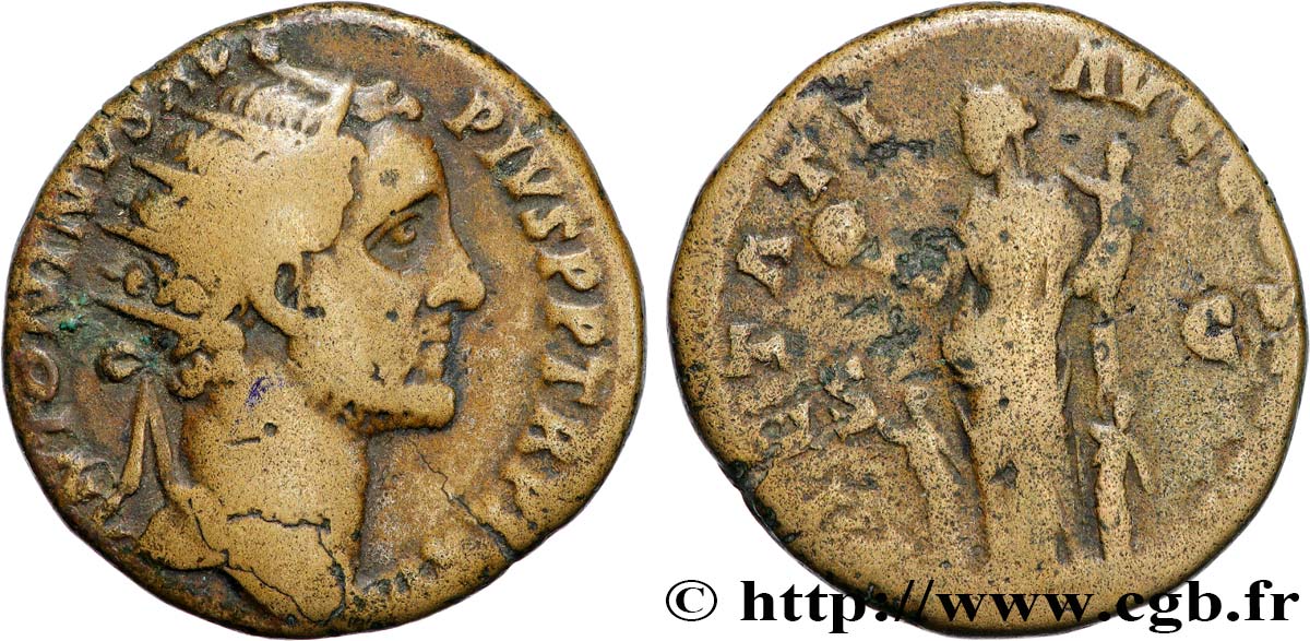ANTONIN LE PIEUX Dupondius TB+