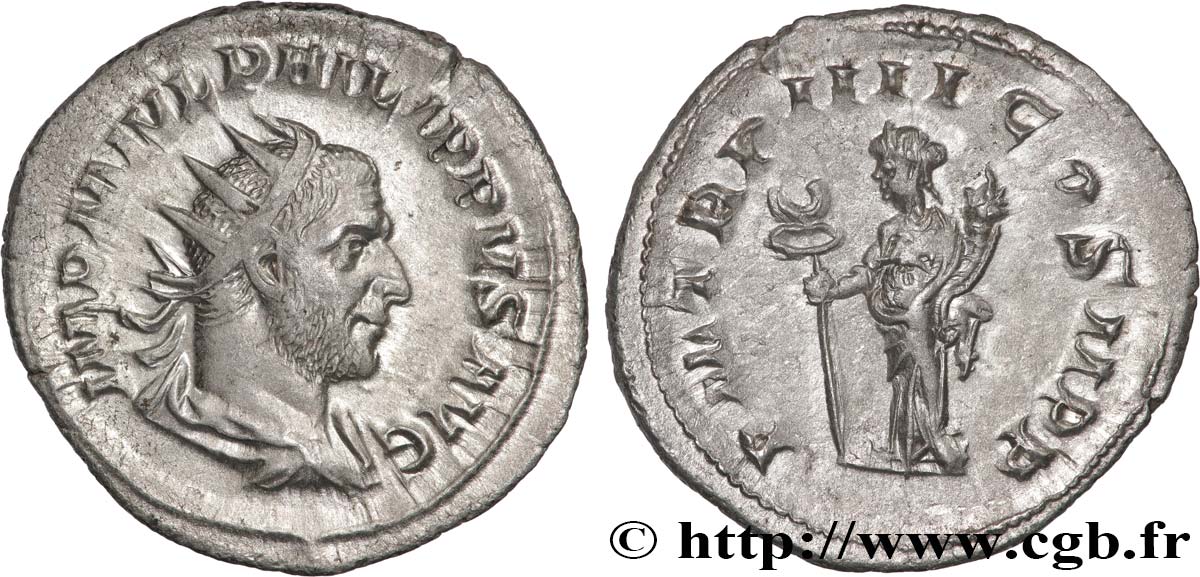 PHILIPPE Ier L ARABE Antoninien SUP