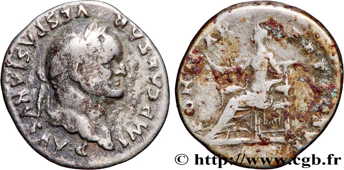 VESPASIEN Denier TB+