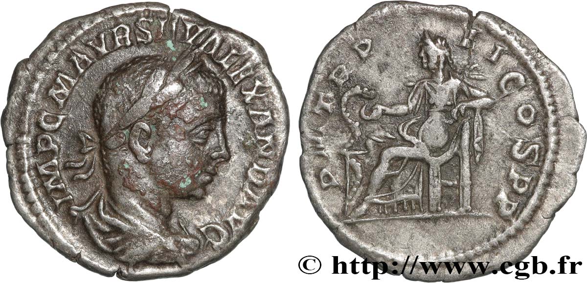 SEVERUS ALEXANDER Denier XF