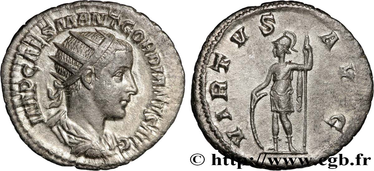 GORDIAN III Antoninien MS/AU