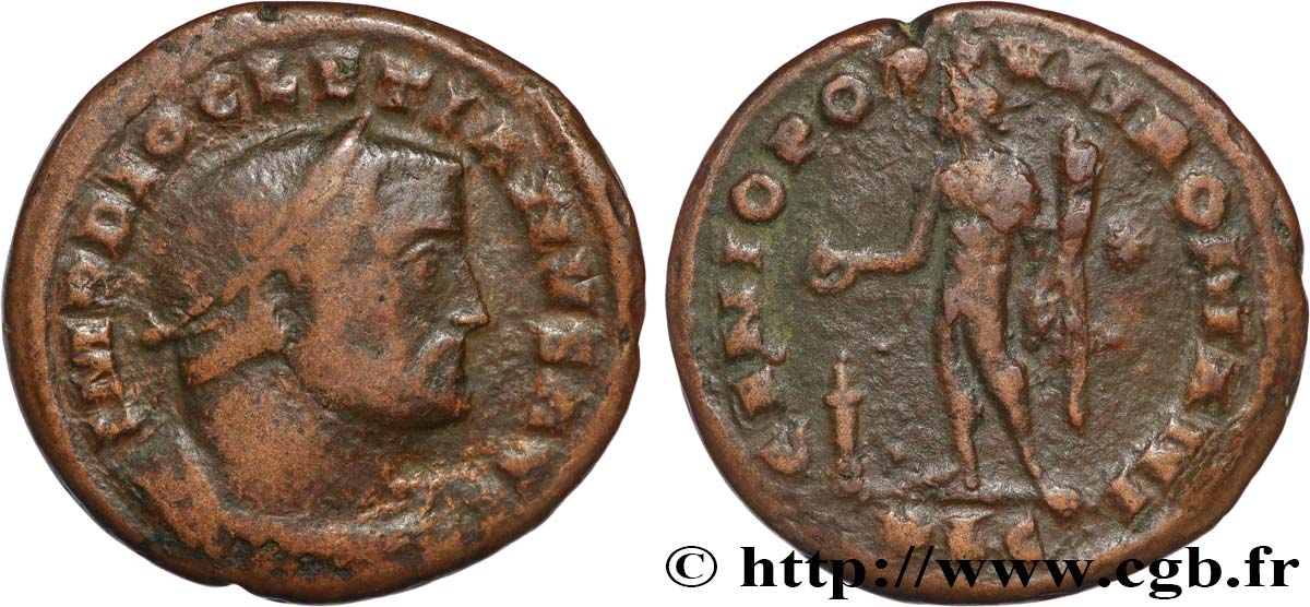 DIOCLECIANO Follis ou nummus BC+