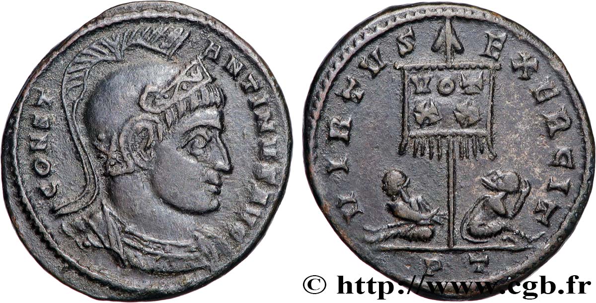 CONSTANTIN Ier LE GRAND Centenionalis ou nummus TTB+