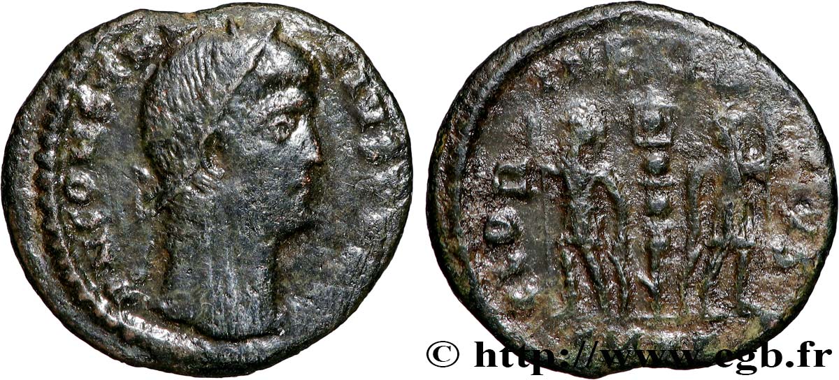 CONSTANCIO II Centenionalis ou nummus BC+