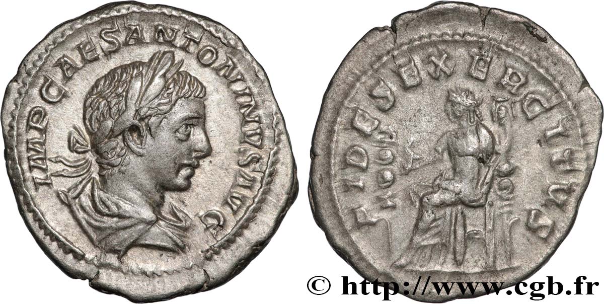 ÉLAGABAL Denier SUP/TTB+