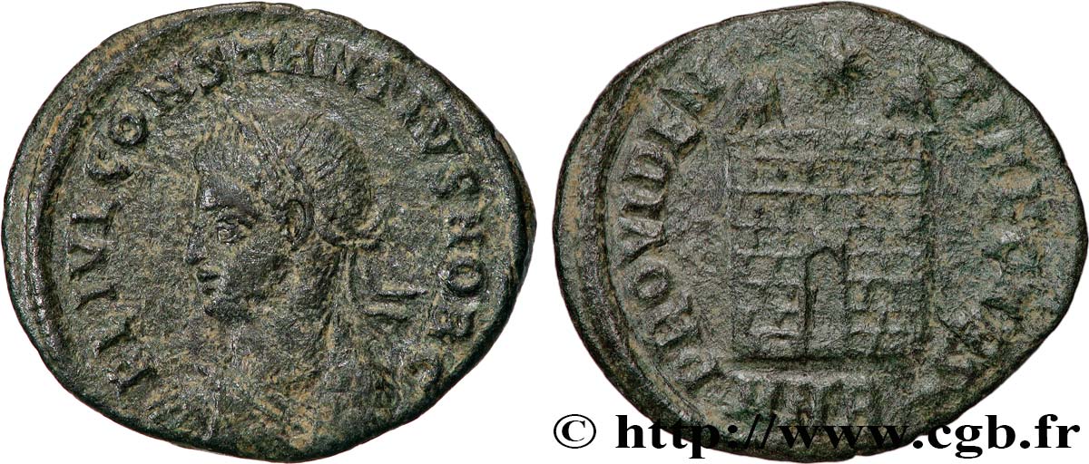 CONSTANTIUS II Centenionalis ou nummus XF