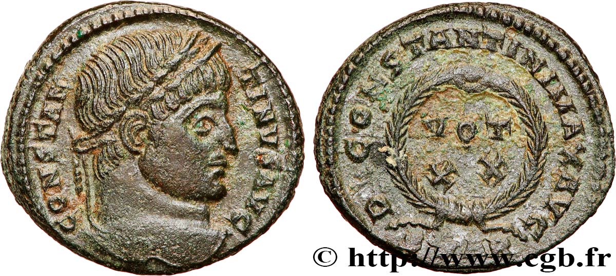 CONSTANTIN Ier LE GRAND Centenionalis ou nummus TTB+/TTB