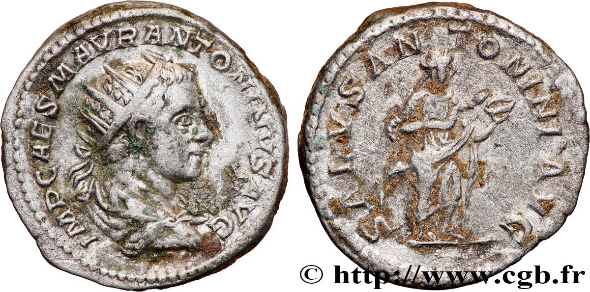 ELAGABALUS Antoninien XF