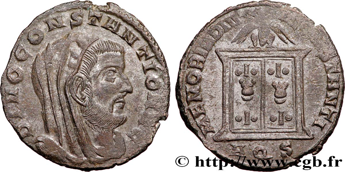 CONSTANCE Ier CHLORE Follis ou nummus SUP/TTB+
