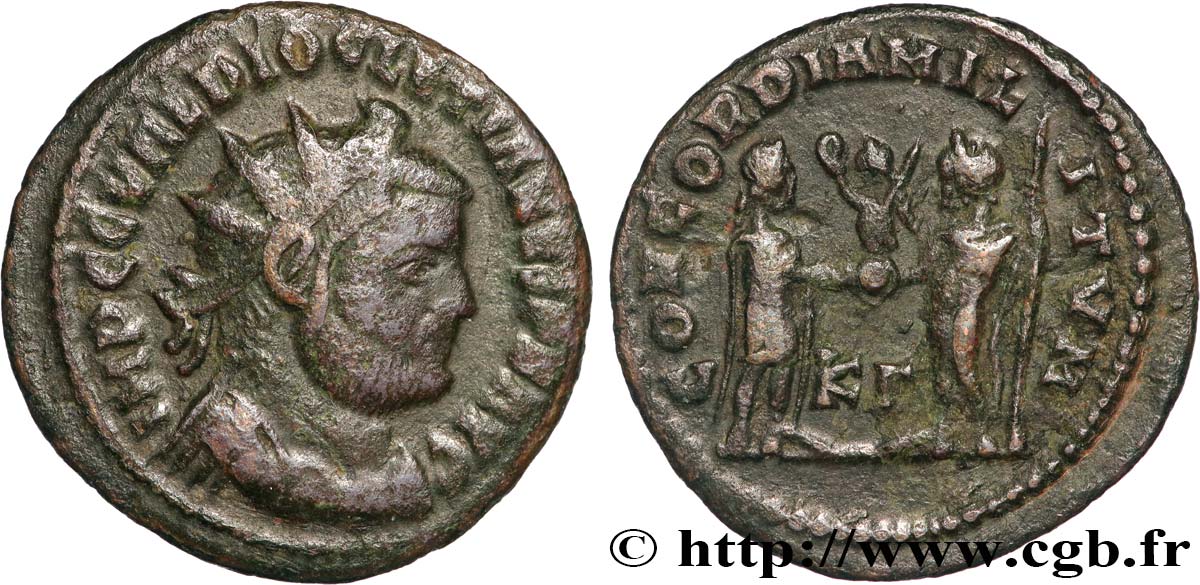 DIOCLÉTIEN Pseudo ou néo-aurelianus TB+/TTB