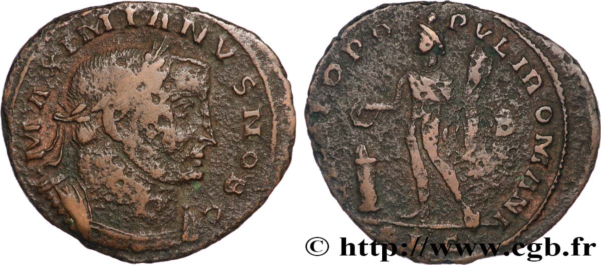 GALÈRE Follis ou nummus TB+