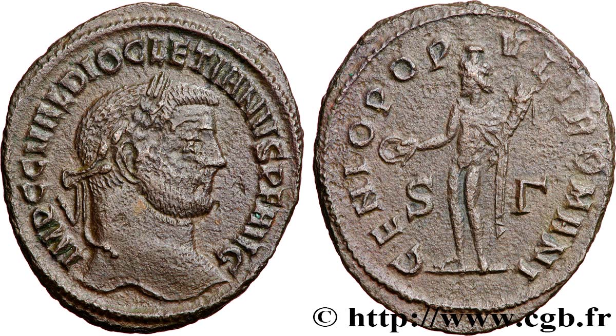 DIOCLÉTIEN Follis ou nummus TTB+