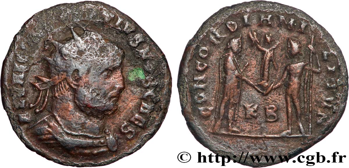 CONSTANCE Ier CHLORE Pseudo ou néo-aurelianus TB+