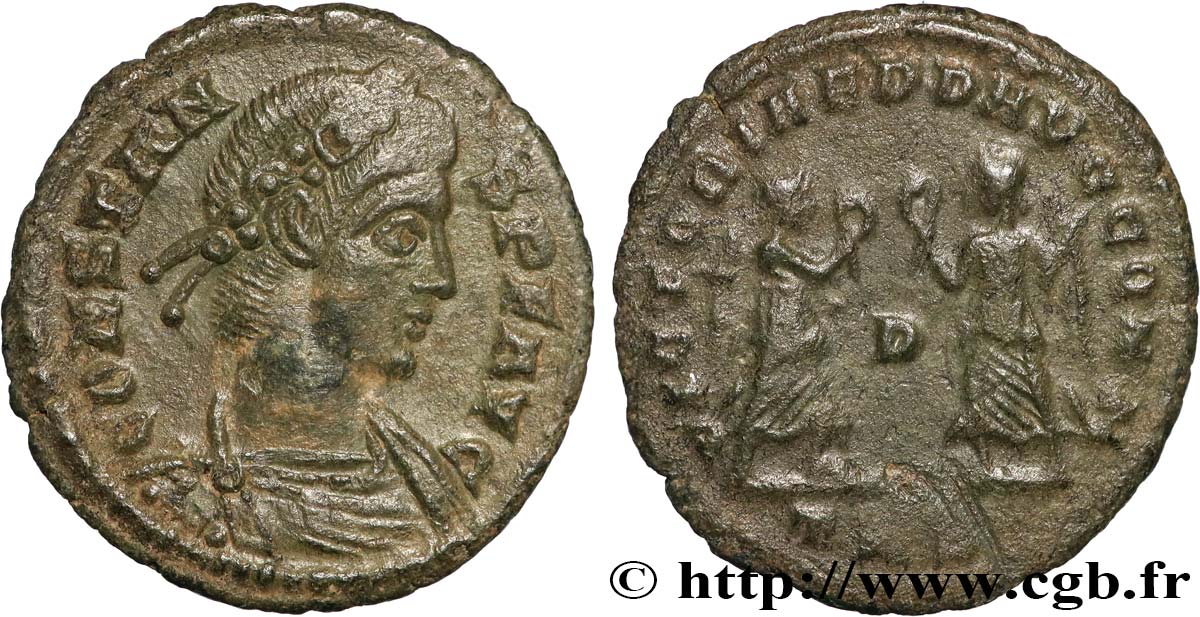 CONSTANS Centenionalis ou nummus TTB+