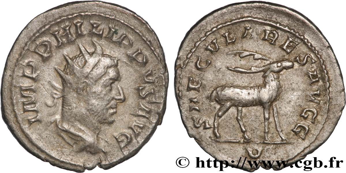 PHILIPPE Ier L ARABE Antoninien TTB/TTB+