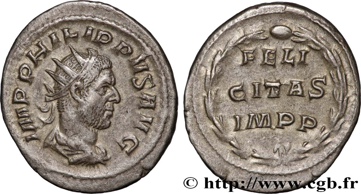 PHILIPPE Ier L ARABE Antoninien TTB+
