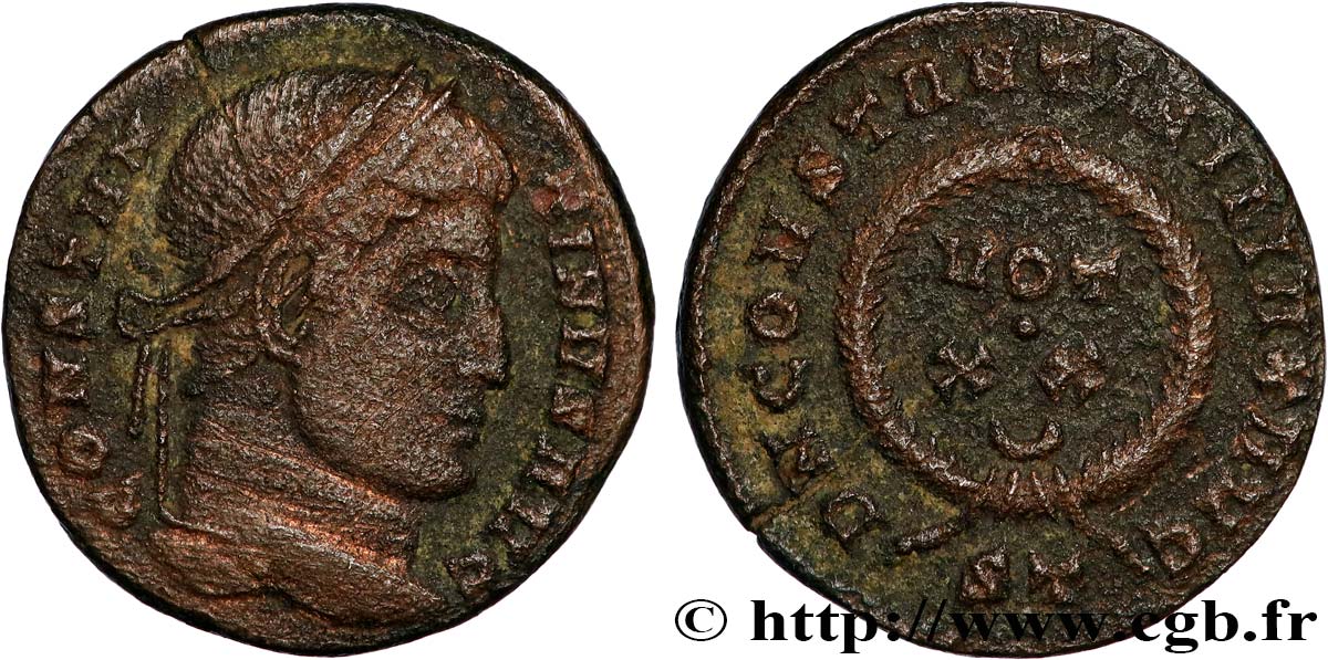 CONSTANTINE I THE GREAT Centenionalis ou nummus XF
