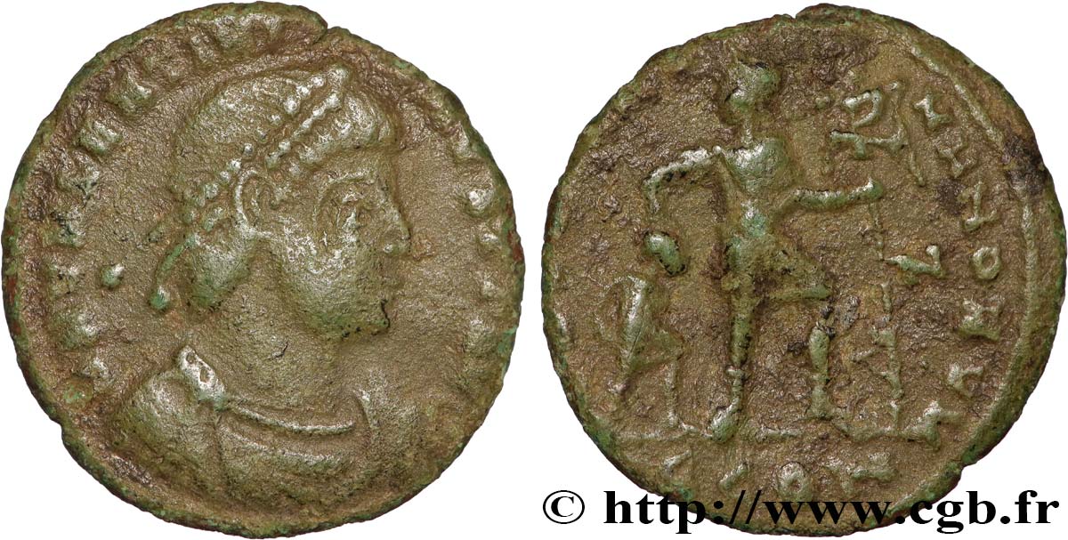 VALENTINIANUS I Nummus, (PB, Æ 3) fSS