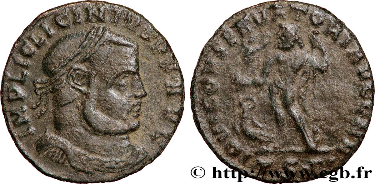 LICINIO I PADRE Follis ou nummus q.BB