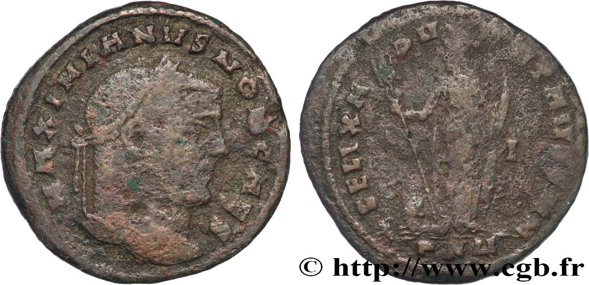 GALÈRE Follis ou nummus TB+