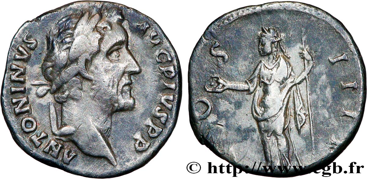 ANTONINO PIO Denier BB