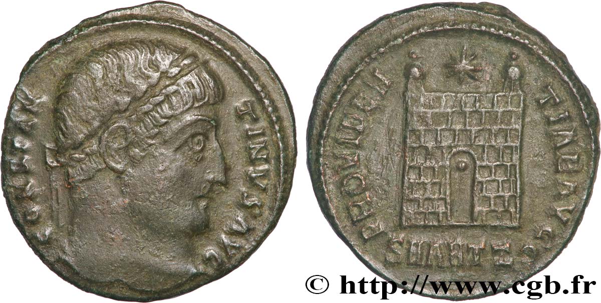 CONSTANTIN Ier LE GRAND Centenionalis ou nummus TTB+