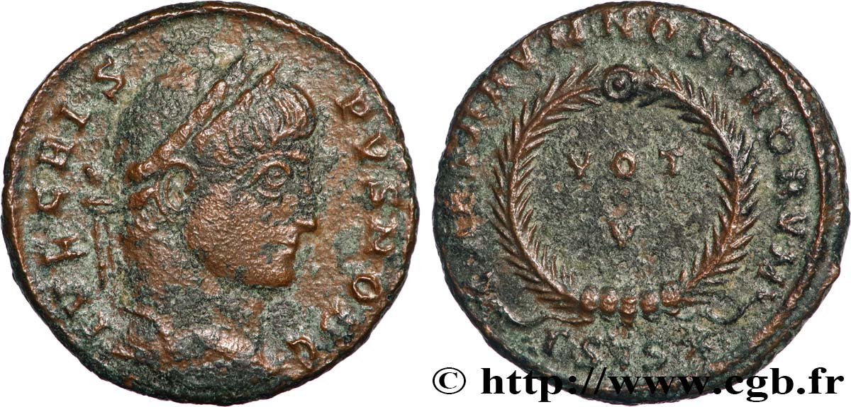 CRISPUS Centenionalis ou nummus TTB
