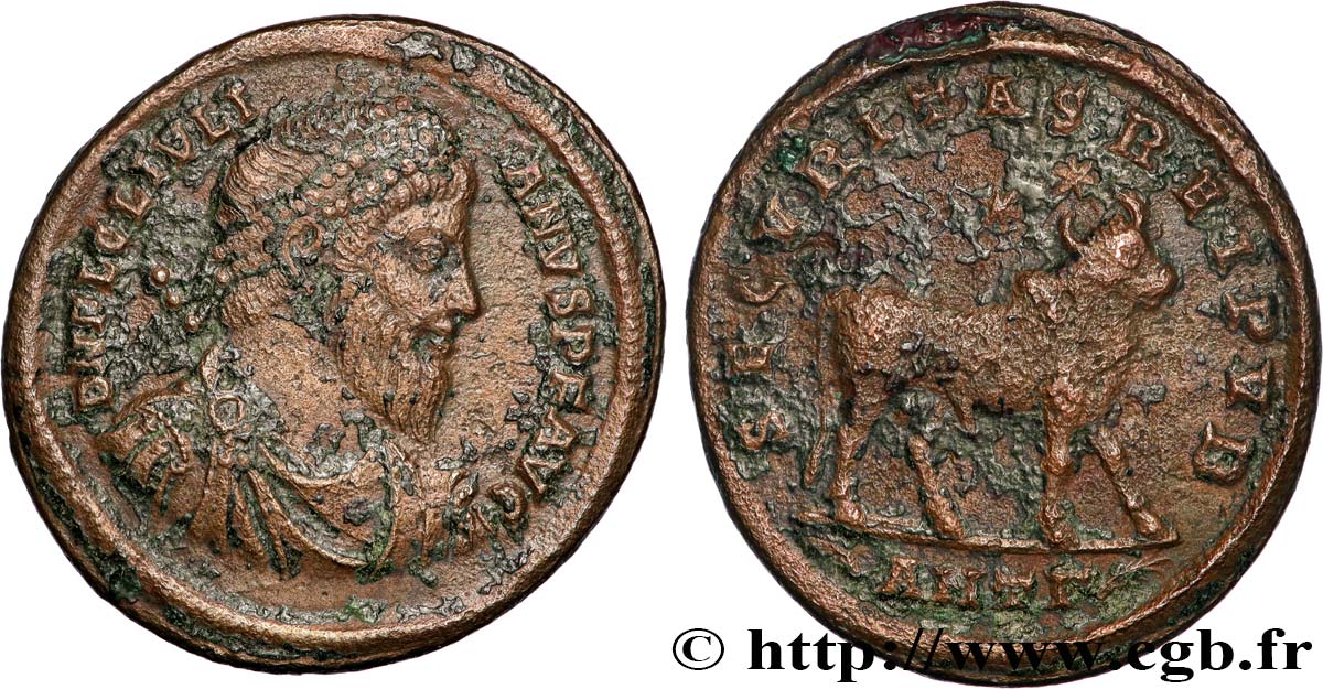 JULIAN II THE PHILOSOPHER Double maiorina XF