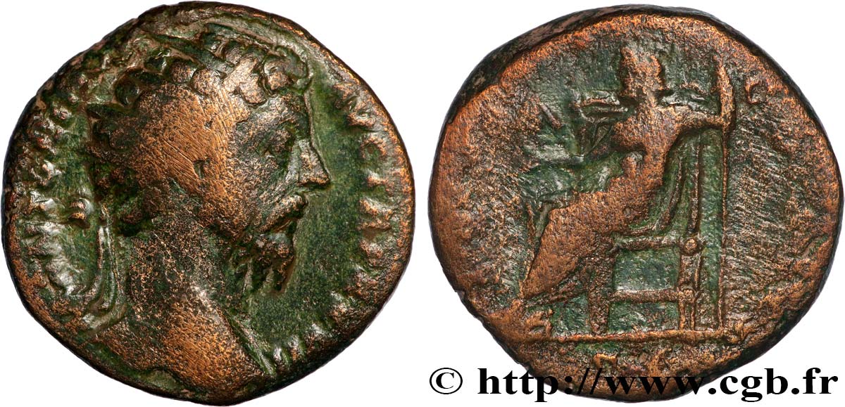 MARC AURÈLE Dupondius TB+/TB