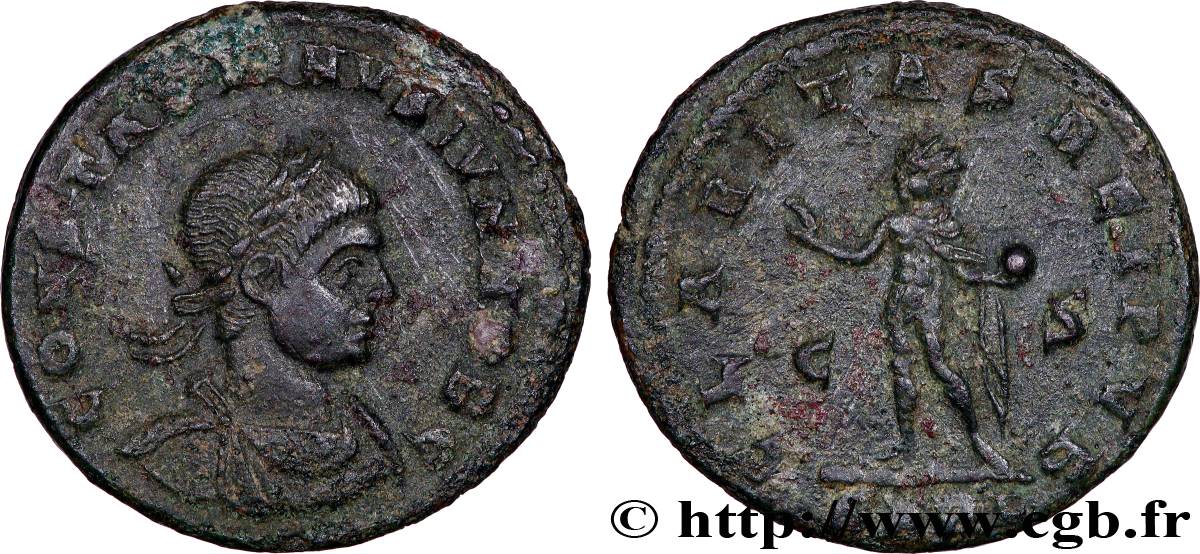 CONSTANTIN II Follis ou nummus TTB+/TTB