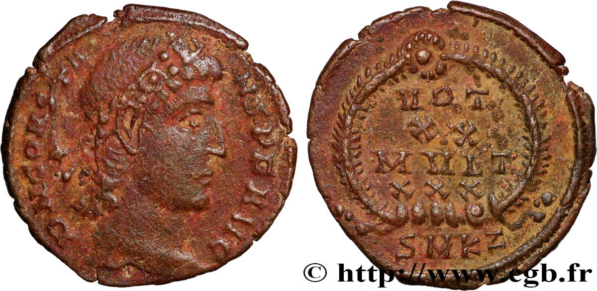CONSTANS Centenionalis ou nummus TTB+