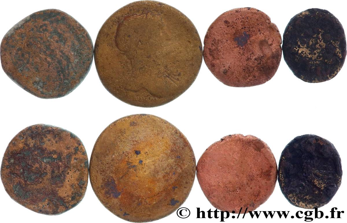 LOTS Lots de 4 monnaies lot